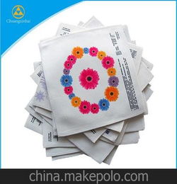 供印熱轉(zhuǎn)印進(jìn)口超細(xì)纖維地圖手帕 可按客戶要求定制手帕