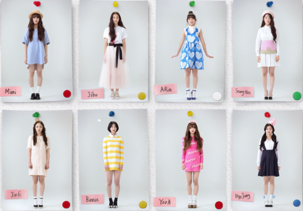 B1A4師妹團(tuán)OH MY GIRL出道 8人8色可愛(ài)魅力