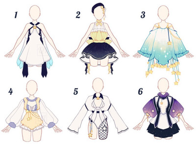 動漫服裝素材。