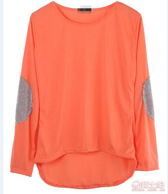 【2016春夏新款大碼寬松長(zhǎng)袖女裝T恤針織衫歐美外貿(mào)速賣通廠家675】深圳市寶安區(qū)西鄉(xiāng)向左還是右服裝廠 - 產(chǎn)品庫(kù)